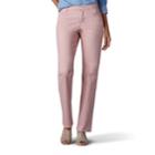 Women's Lee Relaxed Fit Straight Leg Jeans, Size: 18 Avg/reg, Light Pink