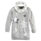 Girls 7-16 & Plus Size Sugar Rush Sequin Star Tunic & Infinity Scarf Set, Size: Small, Grey Other