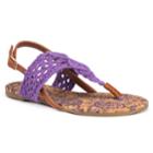 Muk Luks Lorena Women's Sling-back Sandals, Size: 7, Lt Purple