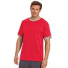 Men's Champion Jersey Ringer Tee, Size: Xl, Med Red