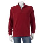 Big & Tall Croft & Barrow&reg; Classic-fit Textured Arctic Fleece Quarter-zip Jacket, Men's, Size: 3xl Tall, Red