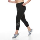 Plus Size Nike Sportswear Running Crop Leggings, Women's, Size: 2xl, Grey (charcoal)