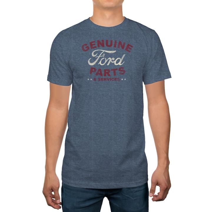 Men's Ford Genuine Parts & Services Tee, Size: Large, Brt Blue