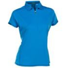Women's Nancy Lopez Wicked Short Sleeve Golf Polo, Size: Small, Brt Blue