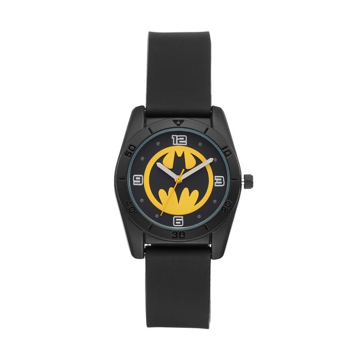Dc Comics Batman Logo Kids' Watch, Boy's, Size: Large, Black
