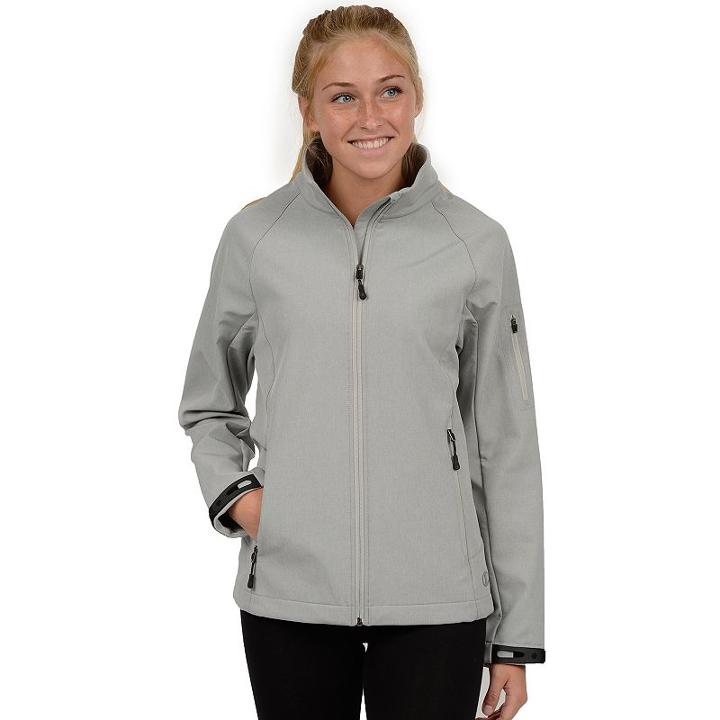 Women's Champion Soft Shell Jacket, Size: Large, Grey