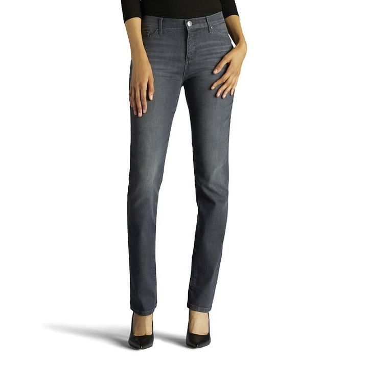 Women's Lee Slim Fit Jeans, Size: 8 T/l, Blue