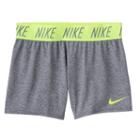 Girls 7-16 Nike Exposed Waistband Shorts, Size: Medium, Grey Other