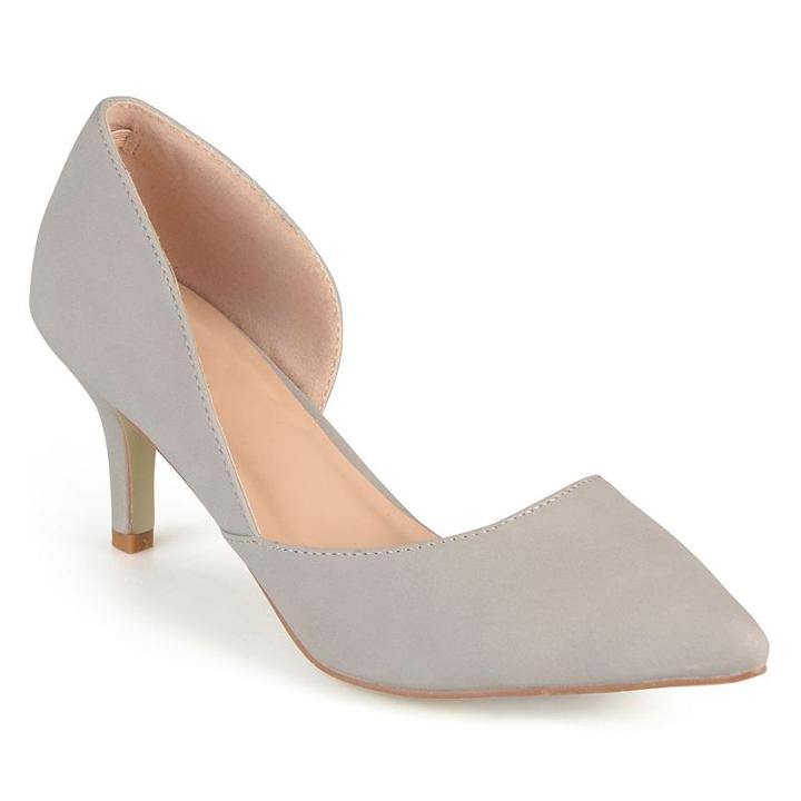 Journee Collection Hali Women's High Heels, Girl's, Size: Medium (8), Grey