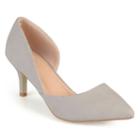 Journee Collection Hali Women's High Heels, Girl's, Size: Medium (8), Grey