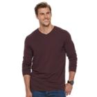 Big & Tall Sonoma Goods For Life&trade; Flexwear V-neck Tee, Men's, Size: 3xl Tall, Brown