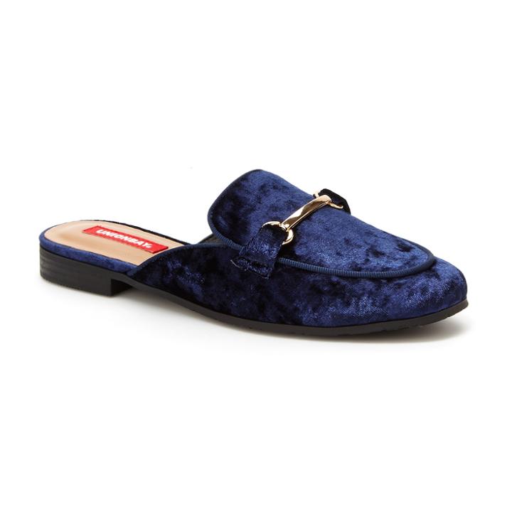 Unionbay Solo Women's Backless Loafers, Size: 10, Dark Blue