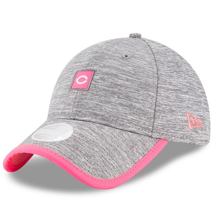 Women's New Era Cincinnati Reds Trimflect 9twenty Adjustable Cap, Grey