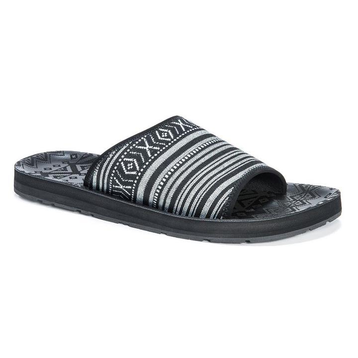 Muk Luks Hendrix Men's Sandals, Size: Medium (10), Black