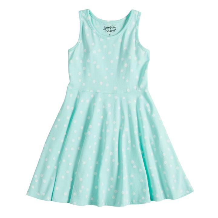 Girls 4-10 Jumping Beans&reg; Racerback Swing Dress, Size: 6x, Light Blue