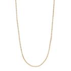 24k Gold Over Silver Singapore Chain Necklace - 18 In, Women's, Multicolor