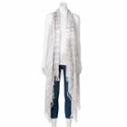 Sonoma Goods For Life&trade; Runner Striped Vest, Women's, Natural