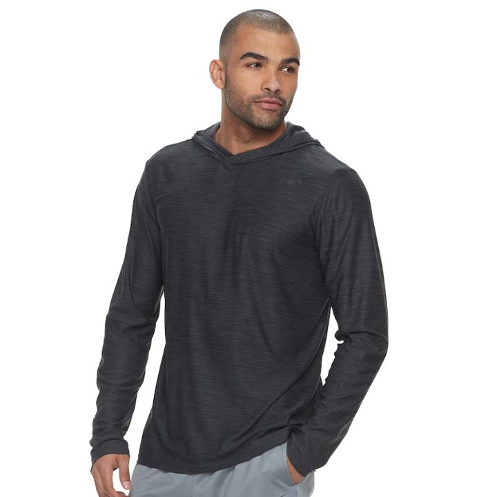 Men's Nike Lightweight Breathe Hoodie, Size: Large, Grey (charcoal)