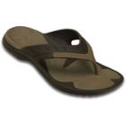 Crocs Modi Men's Sport Flip-flops, Size: 12, Lt Brown
