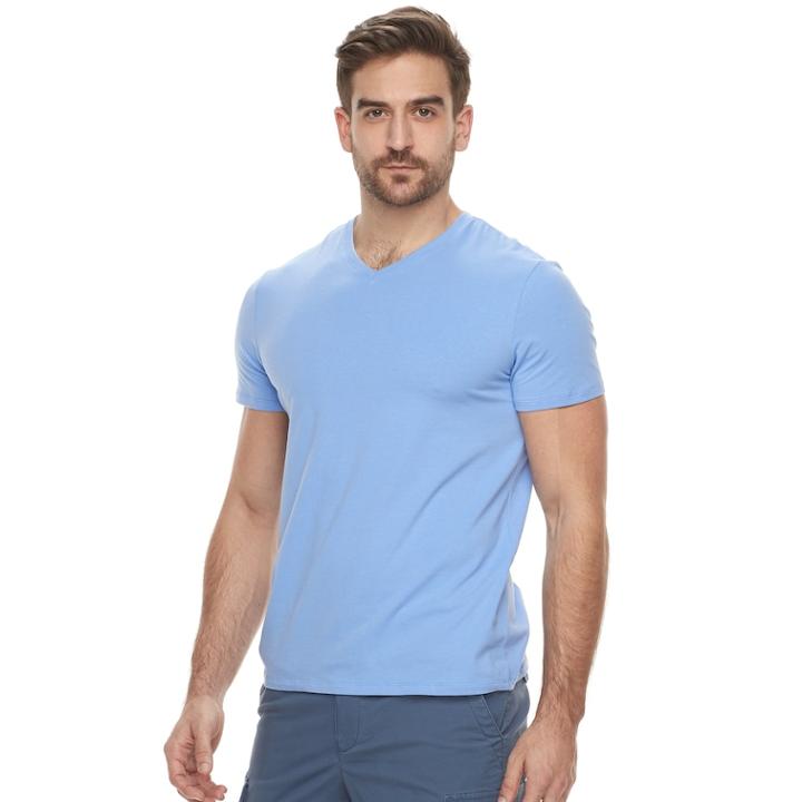 Men's Apt. 9 Solid V-neck Tee, Size: Xxl, Lt Purple