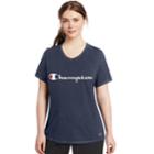 Plus Size Champion Logo Tee, Women's, Size: 2xl, Dark Blue