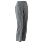 Petite Sag Harbor Slimming Solution Tapered Pants, Women's, Size: 4 Petite, Grey