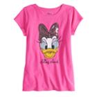 Disney's Daisy Duck Toddler Girl Sequined Graphic Tee By Jumping Beans&reg;, Size: 4t, Med Pink