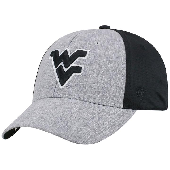 Adult Top Of The World West Virginia Mountaineers Fabooia Memory-fit Cap, Men's, Med Grey