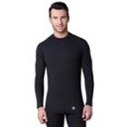 Men's Climatesmart Medium Weight Performance Base Layer Crewneck Top, Size: Xxl, Black