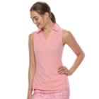 Women's Grand Slam Airflow Sleeveless Golf Top, Size: Medium, Light Pink