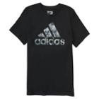 Boys 4-7x Adidas Logo Graphic Tee, Size: 7x, Black