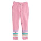 Girls 4-10 Jumping Beans&reg; French Terry Cuffed Jogger Pants, Size: 10, Brt Pink