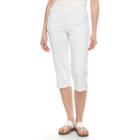 Women's Napa Valley Pull On Capris, Size: 18, Natural