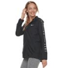 Women's Nike Essential Hooded Running Jacket, Size: Medium, Grey (charcoal)