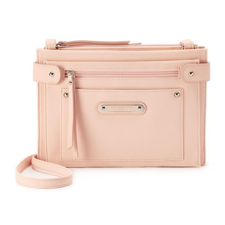 Rosetti Zuma Triple Entry Crossbody Bag, Women's, Light Pink