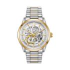 Bulova Men's Sutton Two Tone Stainless Steel Automatic Skeleton Watch - 97a214, Multicolor