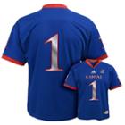 Boys 4-7 Adidas Kansas Jayhawks Replica Football Jerseyx, Boy's, Size: M(5/6), Blue