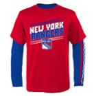 Boys 8-20 New York Rangers First Line Tee Set, Size: M 10-12, Red