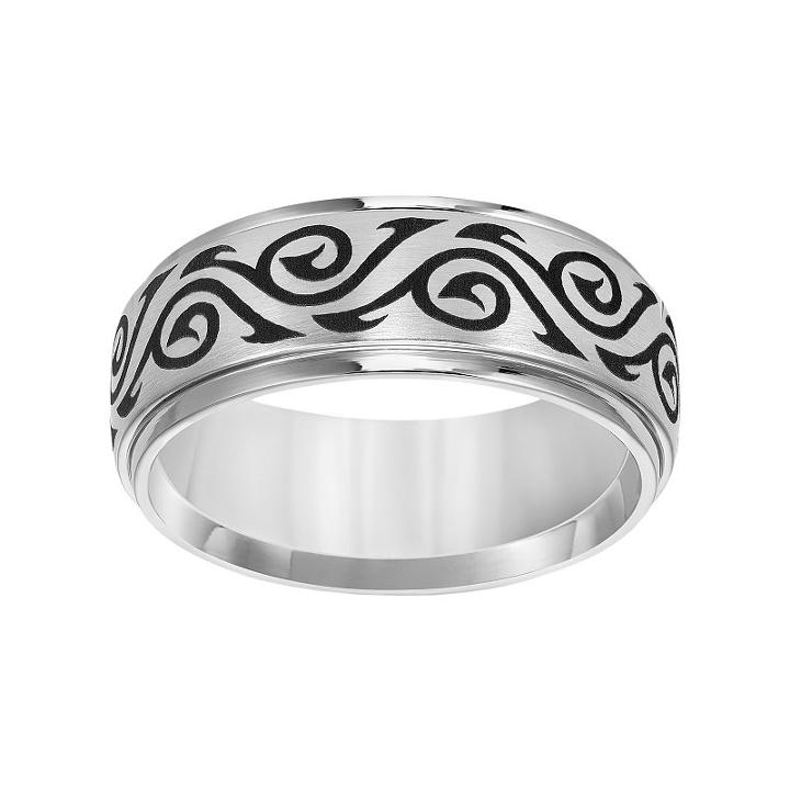 Cherish Always Cobalt Tribal Band - Men, Size: 10.50, Grey