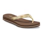 Skechers Cali Meditation Smooth Sails Women's Micro-studded Flip-flops, Size: 7, White Oth