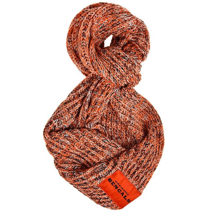 Forever Collectibles Cincinnati Bengals Peak Infinity Scarf, Women's, Multicolor