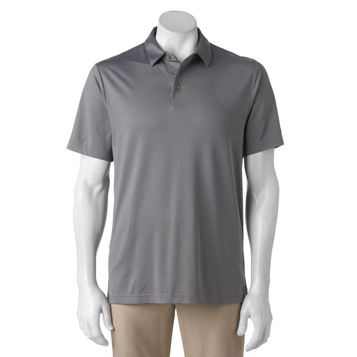Big & Tall Grand Slam 360 Performance Polo, Men's, Size: 3xl Tall, Med Grey