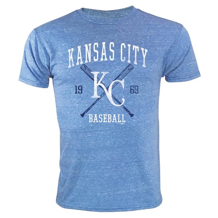 Boys 8-20 Kansas City Royals Stitches Printed Tee, Size: L 14-16, Blue