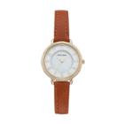 Armitron Women's Crystal Leather Watch - 75/5403mpgpbn, Brown