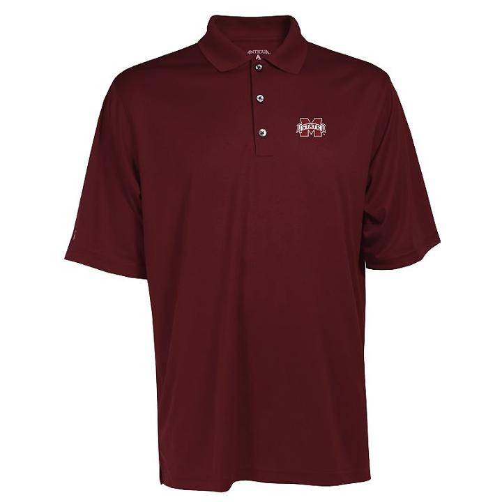 Men's Mississippi State Bulldogs Exceed Desert Dry Xtra-lite Performance Polo, Size: Xxl, Red