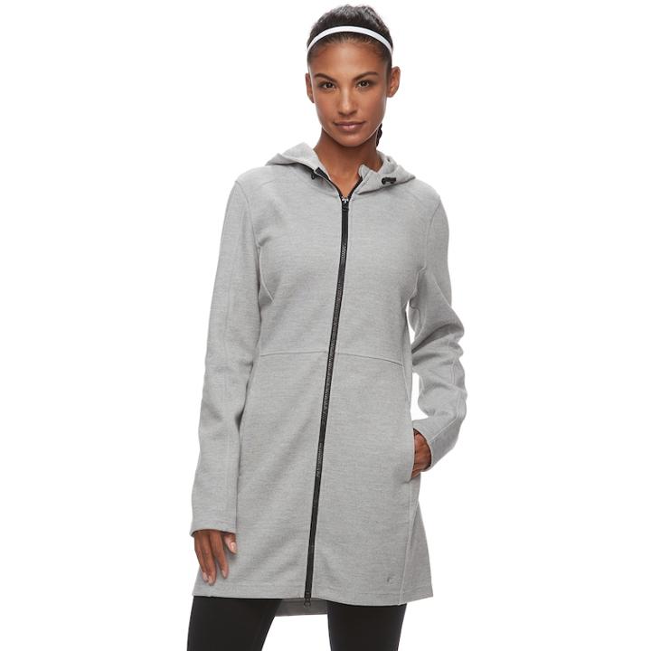 Women's Fila Sport&reg; Hooded Anorak Jacket, Size: Xl, Grey