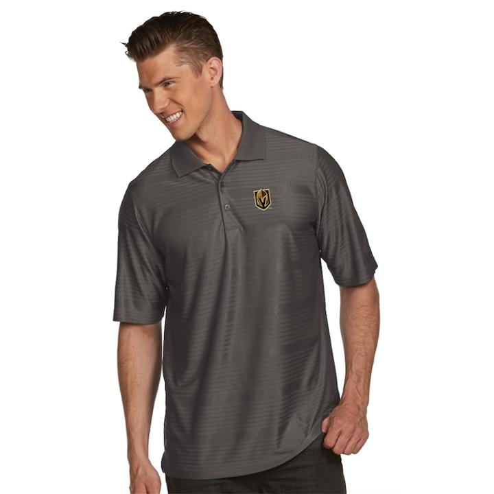 Men's Antigua Vegas Golden Knights Illusion Polo, Size: Large, Grey