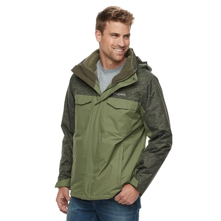 Big & Tall Columbia Timberline 3-in-1 Jacket, Men's, Size: 3xl Tall, Dark Green