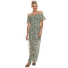 Juniors' As U Wish Off-the-shoulder Maxi Dress, Teens, Size: Small, Khaki Brown
