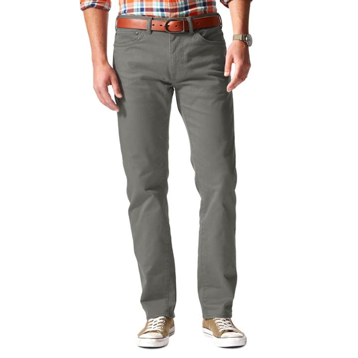 Big & Tall Dockers&reg; Jean Cut D2 Straight-fit Stretch Twill Pants, Men's, Size: 50x30, Grey
